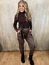 Belted PU Leather Magic Trousers
